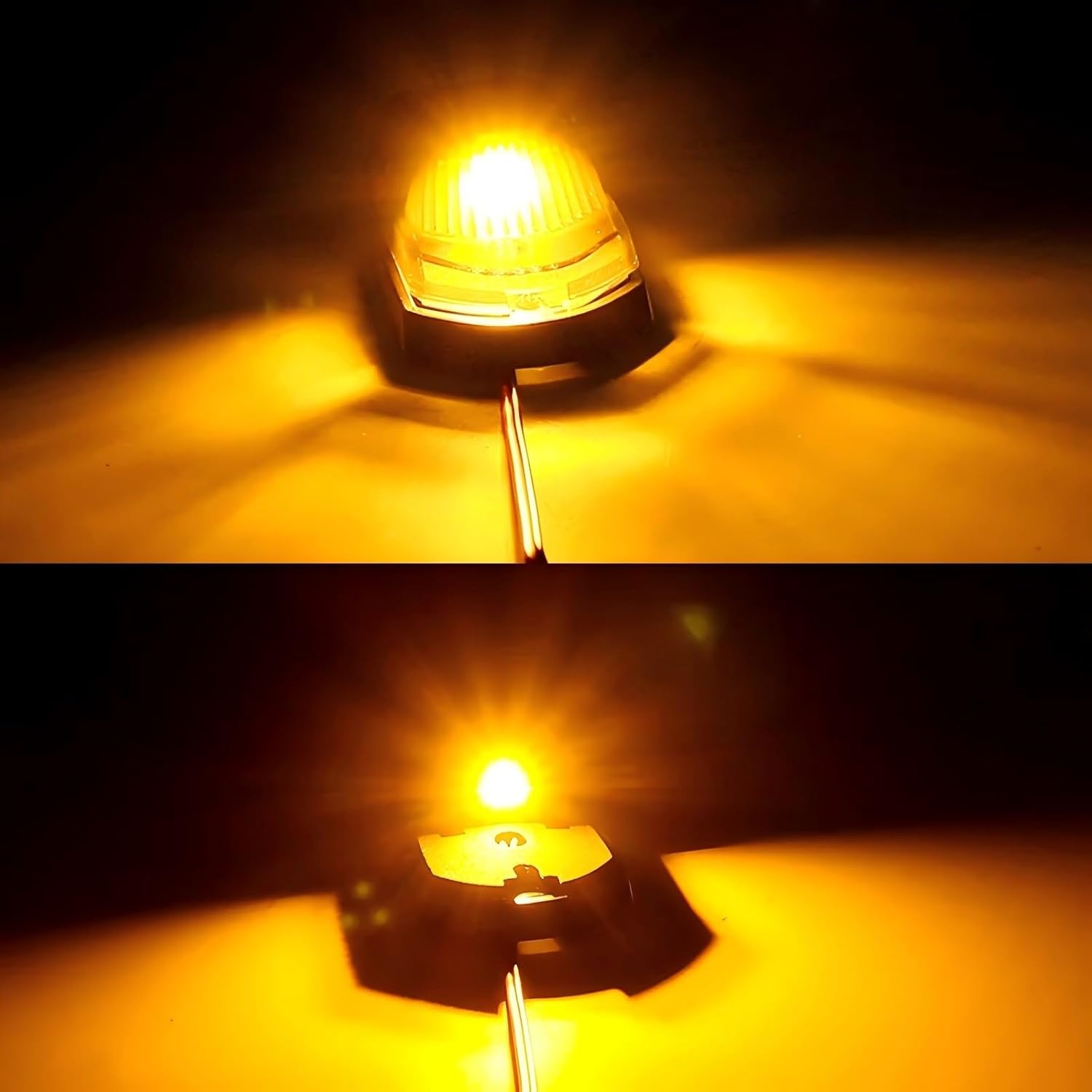 5PCS LED Running Cab Marker Roof Top Signal Light SUV 4x4 for Ford F250 F350 F450 F550 Super Duty for Dodge/Chevy/GMC Trucks etc