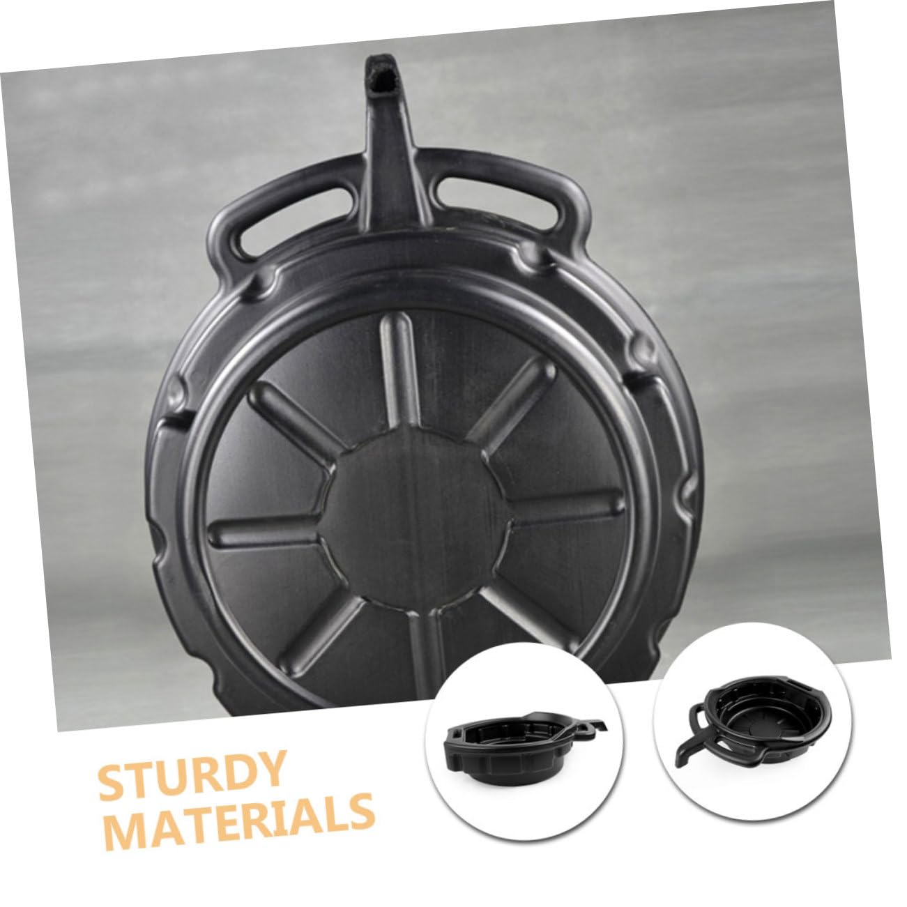 Bandeja Colectora Aceite PE, Juego 2 Piezas 10 L 15 L para Coche | Guarda Espacio, Limpieza Rápida, Pensado para Cambios y Recogida de Residuos en Taller Motor