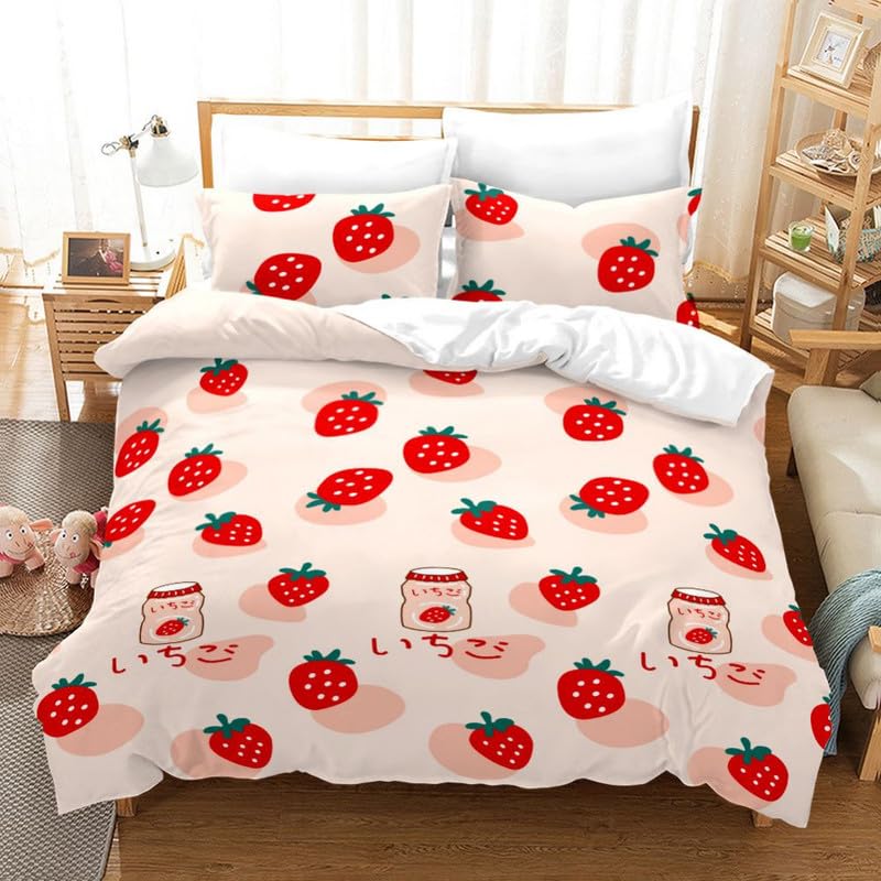 Housse de couette 240 x 260 anti-plis en microfibre pour un lit sans repassage