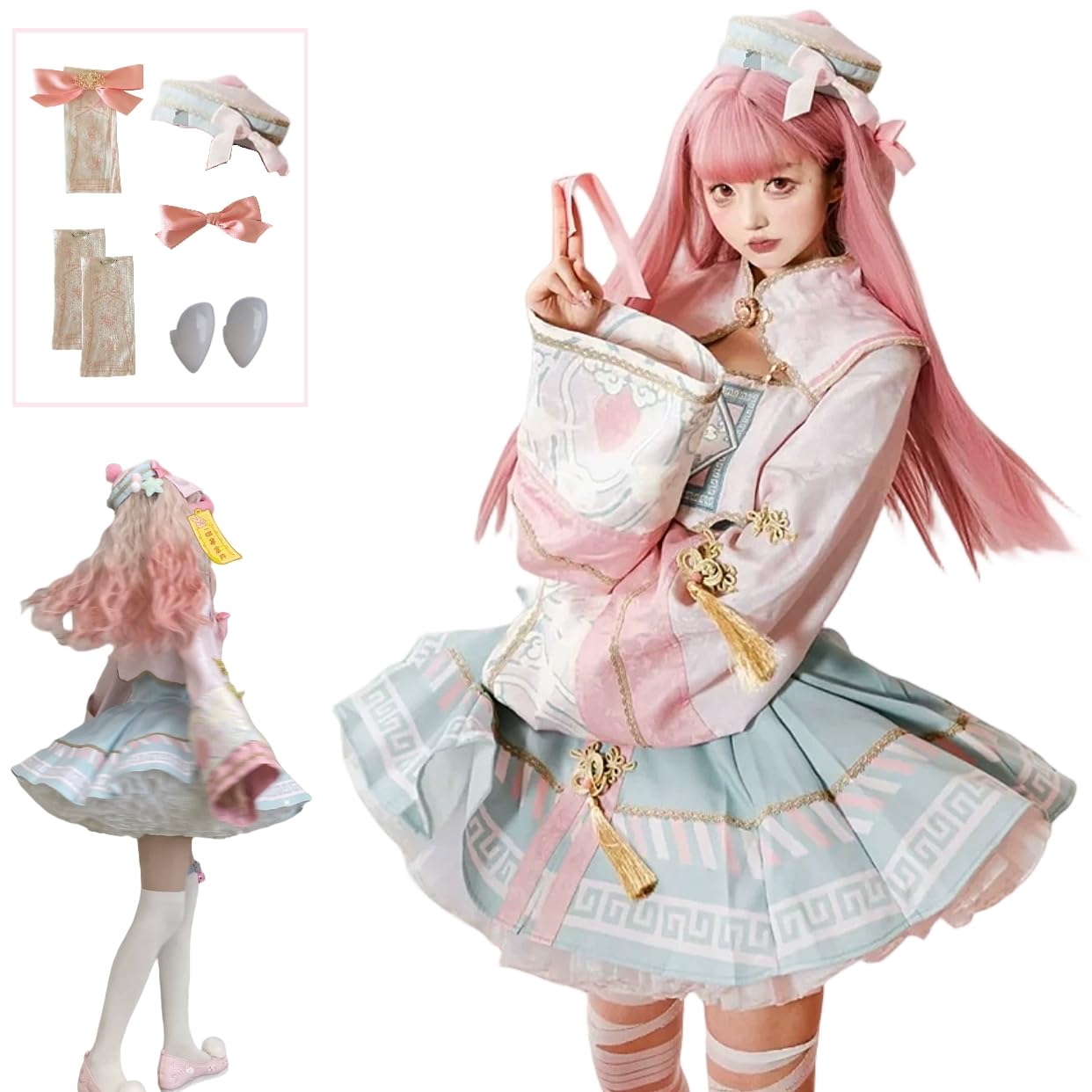 Amazon | [REKUCCI] キョンシー コスプレ ハロウィン 中国 ゾンビ 