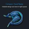 noot products K11 Auriculares para Niños con Cable de 3.5mm Azul Marino/Verde Azulado | Cable de 5 pies, Sin Enredos, Plegables, On-Ear para Escuela, Salón de Clases, Niños, Niñas, Bebés, Laptop, Viaje, Tablet 7