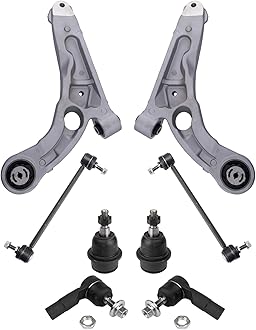 TRQ Front Lower Control Arms Ball Joints Tie Rods Links Fits 14-18 Jeep Cherokee