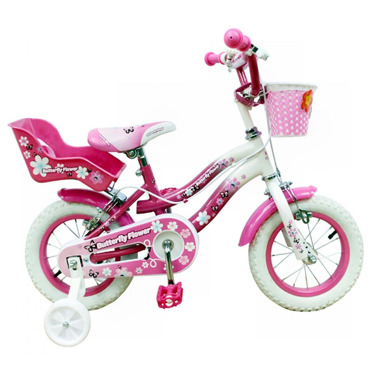 SCHIANO Cicli Bicicletta 12 Butterfly 01V. Bianco/Rosa : Amazon.it: Sport e  tempo libero