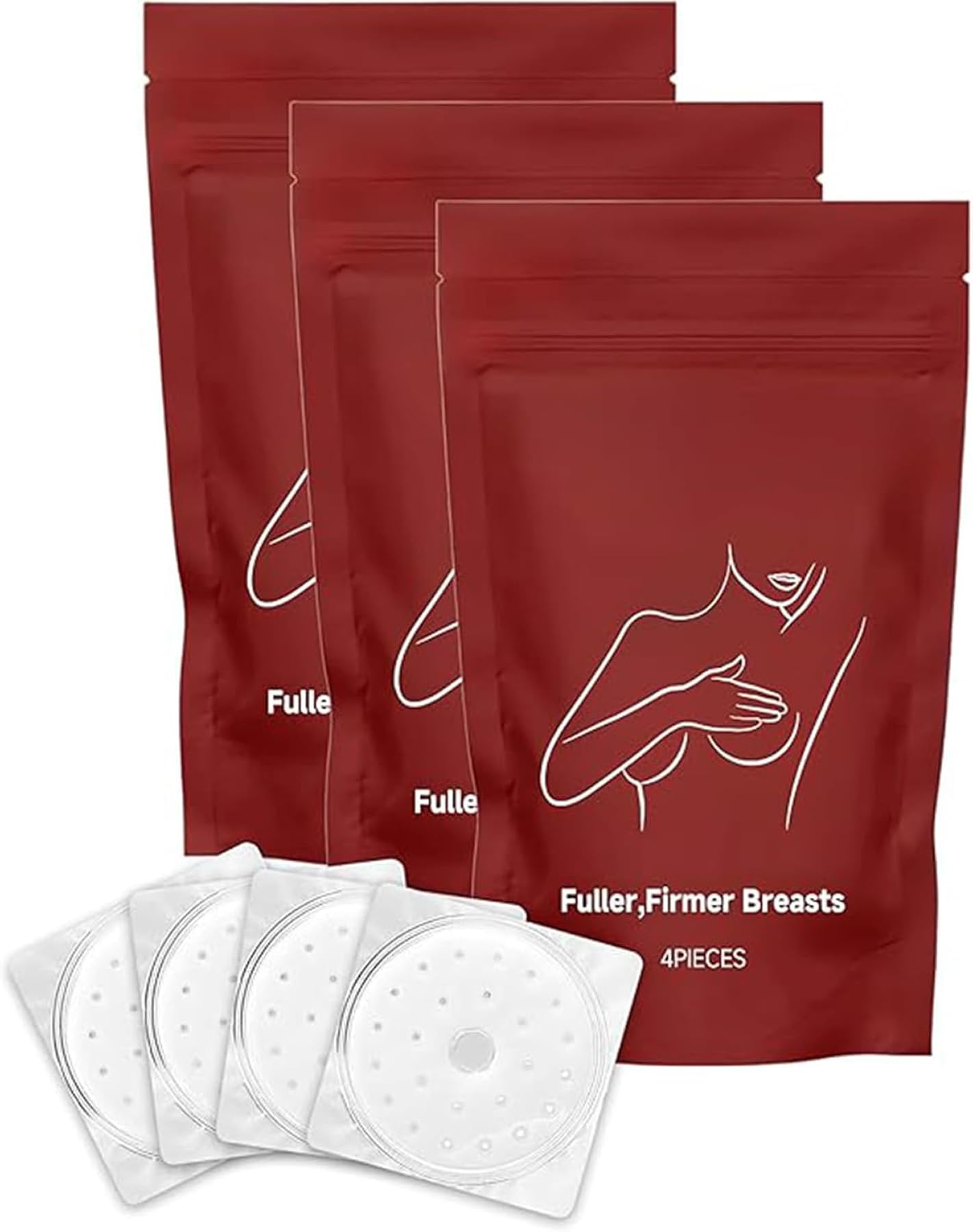 New Breast Patches Natural Breast Enhancement Solution Designed Specifically for Women 40+, Natural Lift Support