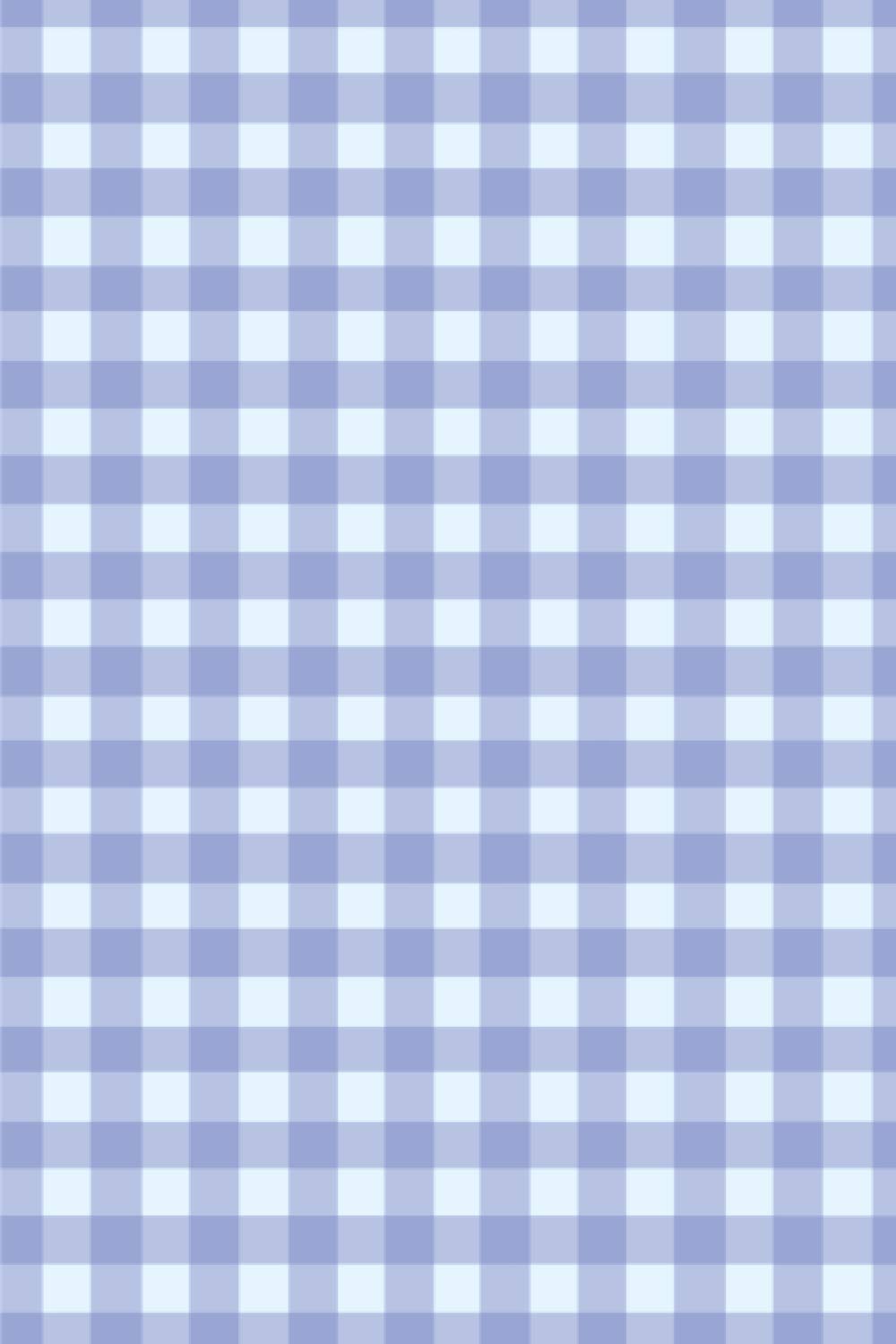 Blue Gingham Pattern Journal, Notebook - 6"x9": Fun Fresh Fabric Print for Women, Teens, Girls (Gingham Print Series 6x9 Journal/Notebook - Blue)