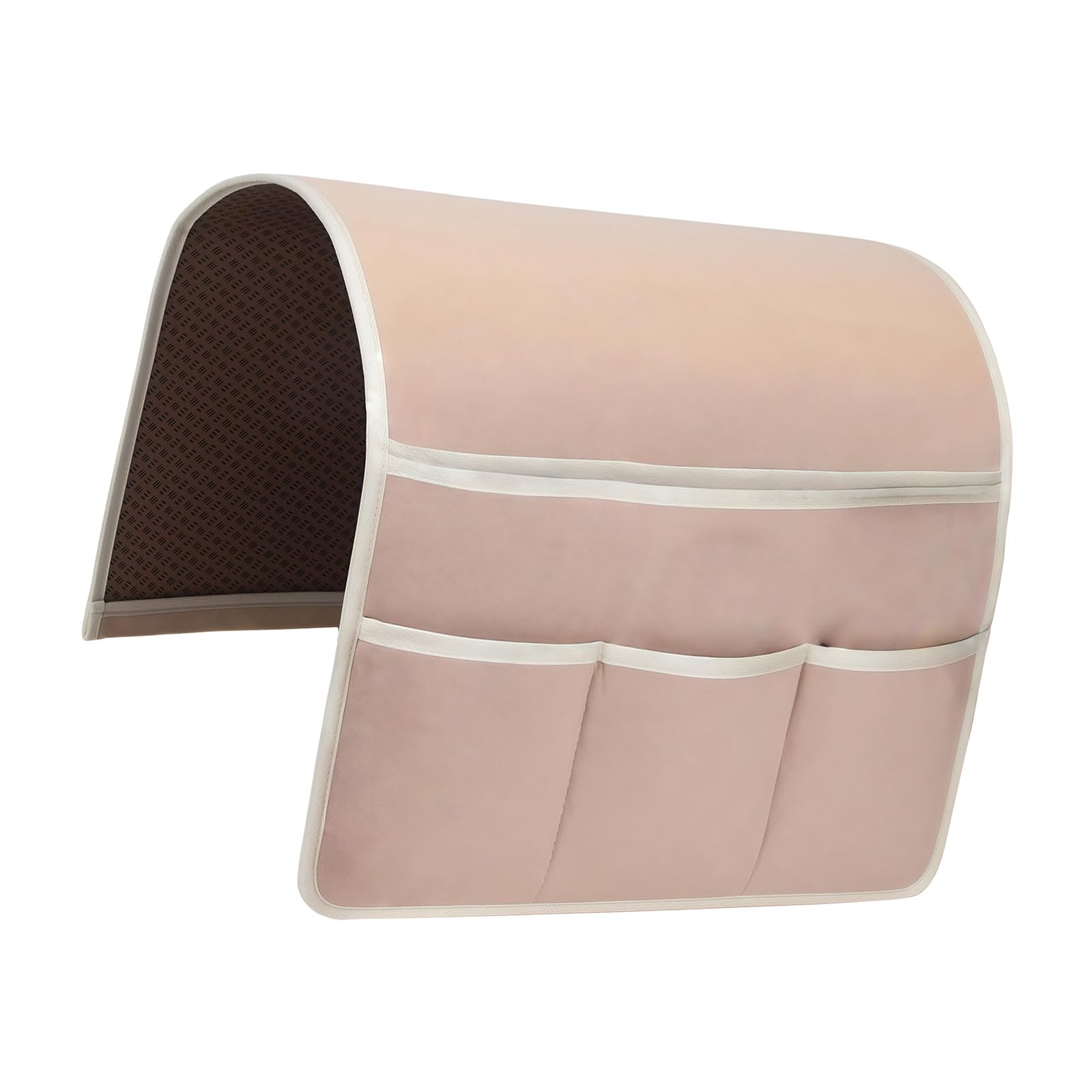 FGDTREE Duty Couch Armrest Organiser with 4 Pocket for Magazine Tablet Phone Snacks Armrest Planner for Sofa