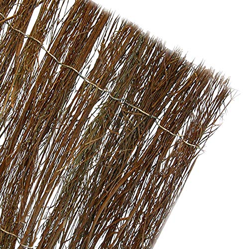 Suinga Brezo Ocultación 1,20x5 m | Cerramiento Natural de Brezo | Valla de Ocultación 75% para Jardin y Terraza 1,4-1,6 kg/m2