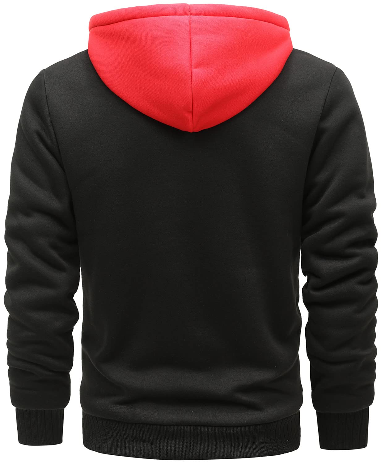 Sudadera con Capucha para Hombre con Cremallera, Hoodie de Forro Polar, Sudaderas Hombres Invierno, Chaqueta Hombre Más Dicke