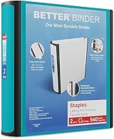 Vista 14 de Carpeta Staples Better, 2 pulgadas, Roja