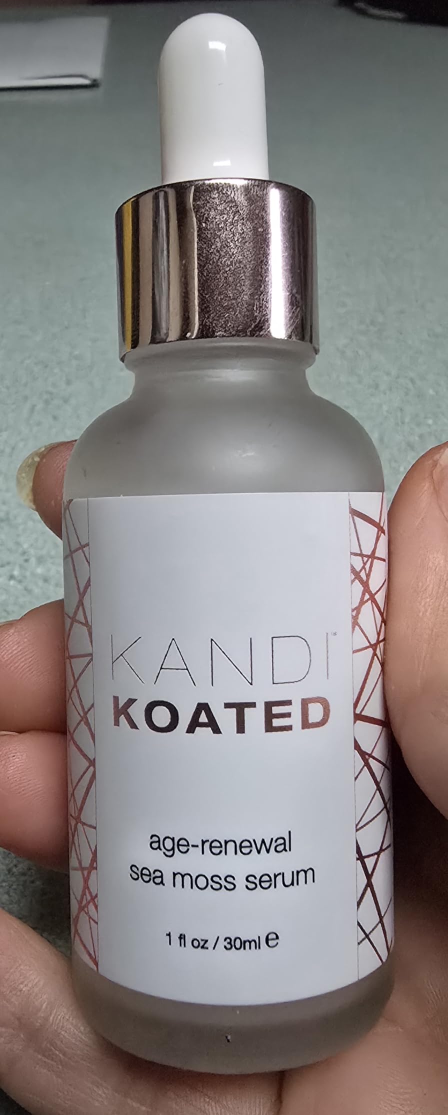 Kandi Koated Age-Renewal Sea Moss Serum by Kandi Burruss – Hydrating Face Serum with Aloe, Hyaluronic Acid & Antioxidants – Vegan, Firming Skincare for Glowing Skin, 1 fl oz