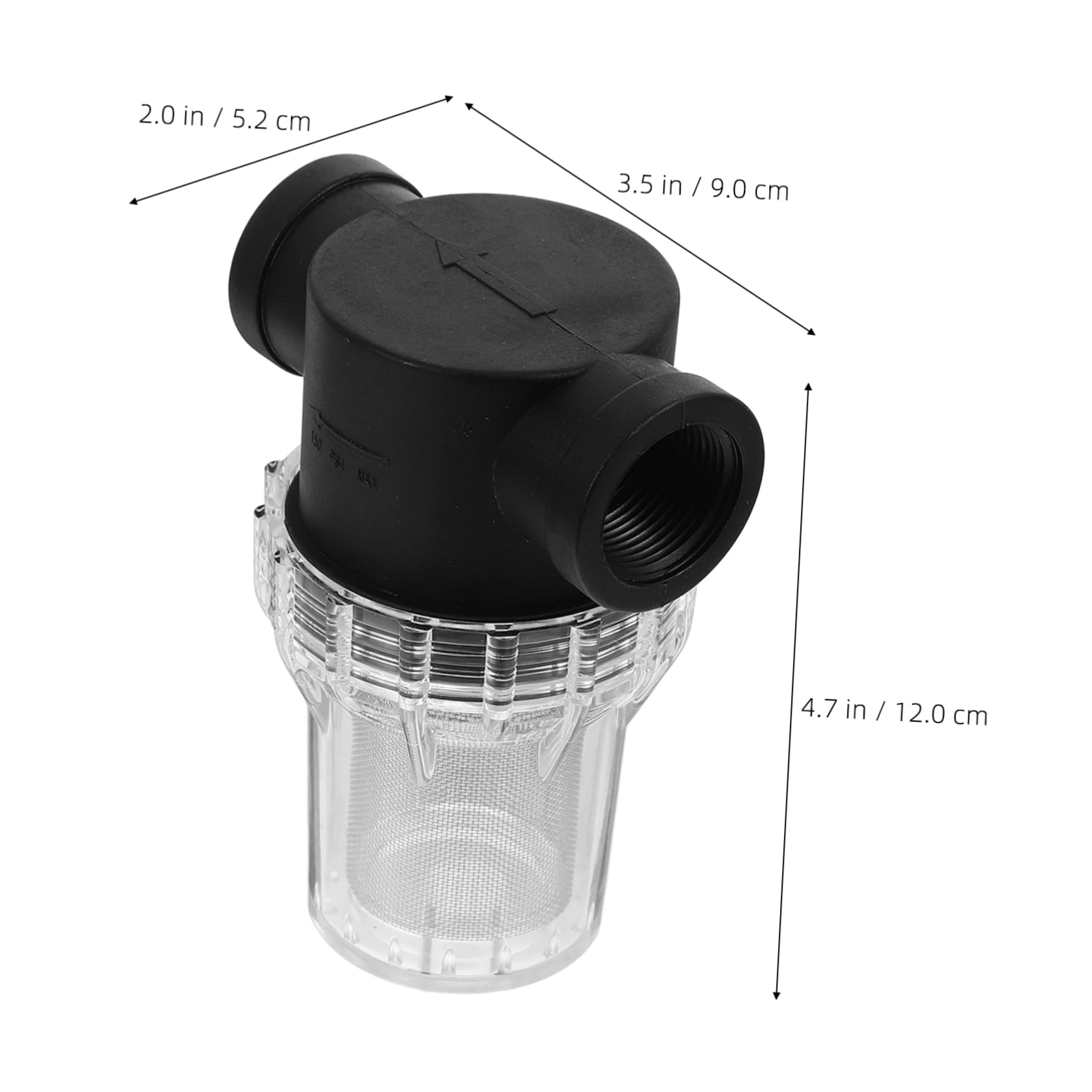 Filtro a Rete Maglie per Depuratore Acqua Accessorio Tubo Giardino per Filtrare Sedimenti e Impurità da Rubinetti