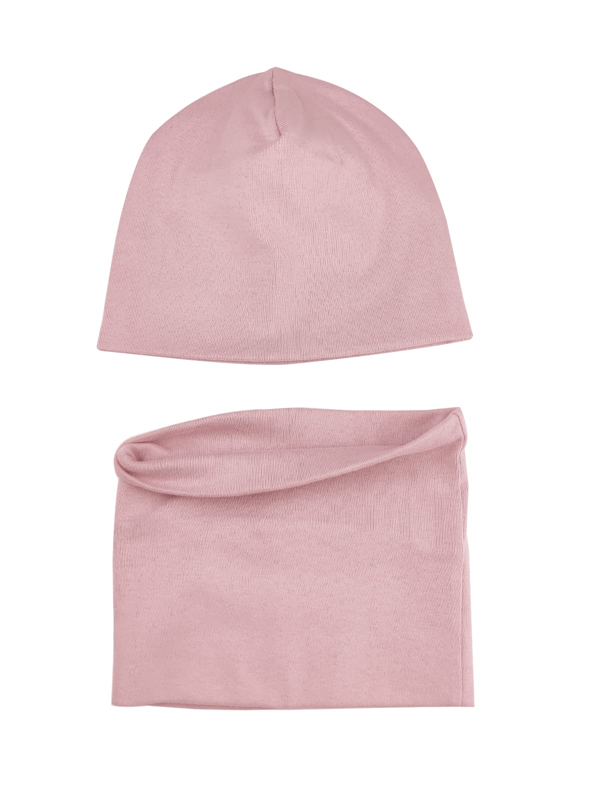 SWAUSWAUK Beanie czapka dziewczęca dla dzieci w wieku 0-6 lat – czapka szalik zestaw dla dziewczynek na jesień, zimę, wiosnę
