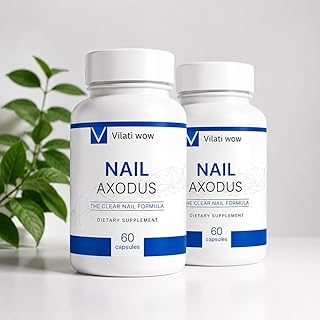 Nail Exodus Healthy Nails - Premium Formula for Healthier Feet - 60 Capsules - Pack of 2