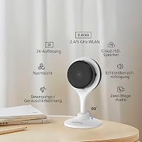 BoyKeep K10 Beltéri WiFi Kamera 2K Felbontással - 5G/2.4GHz Bébiőr Éjjellátóval, Mozgás/Hang Érzékelővel és Kétirányú Hanggal, SD és Felhő T 2