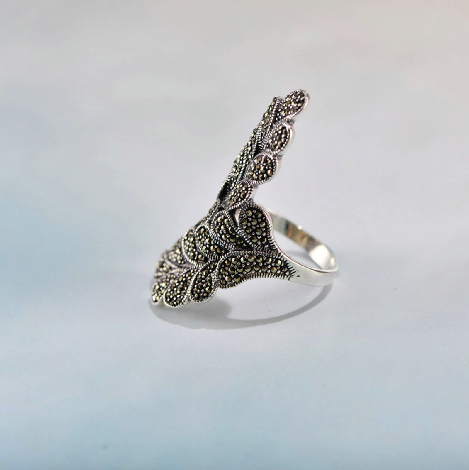 Bandring Silber 925 Damen, Silberring Damen Blattring Stilvolle Geschenke Zum Muttertag