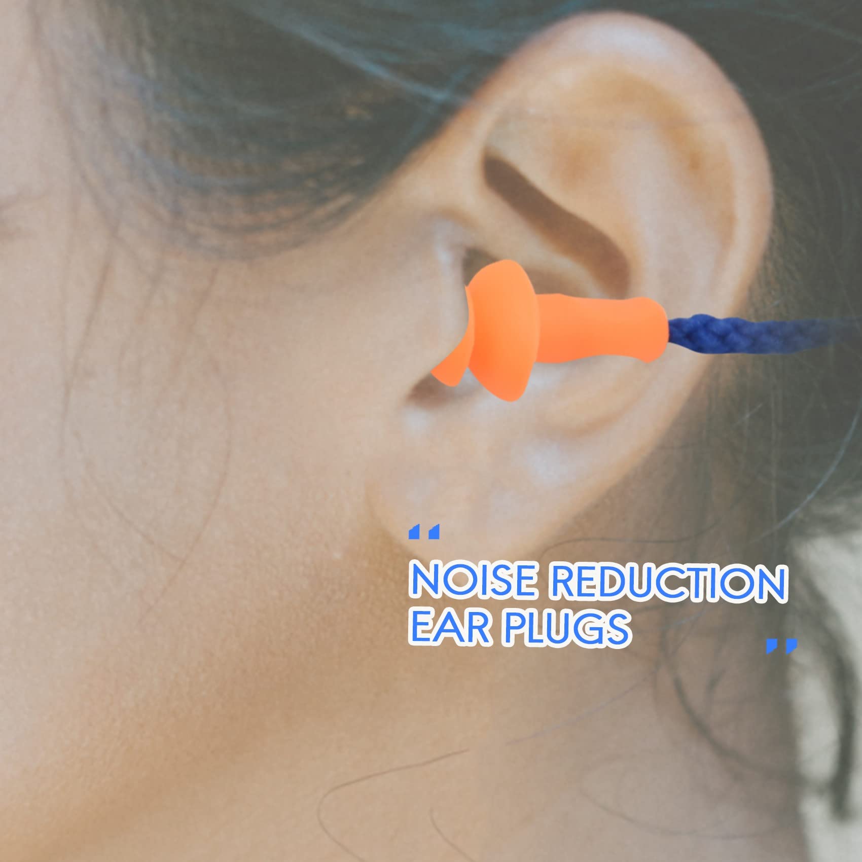 20 Paia di Tappi per le Orecchie in Silicone Riutilizzabili con Cordino, Design Ergonomico a Forma di Albero di Natale, Riduzione del Rumore per Sonno