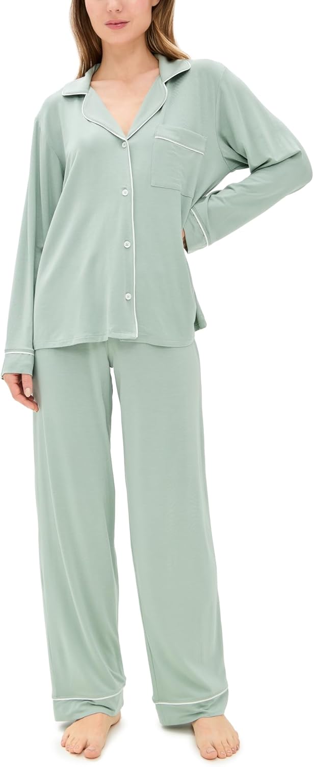 Eberjey Gisele women's pajama set with piping