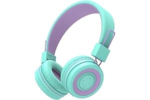 iClever Bluetooth Headphones for Kids in Green: Perfect for School!