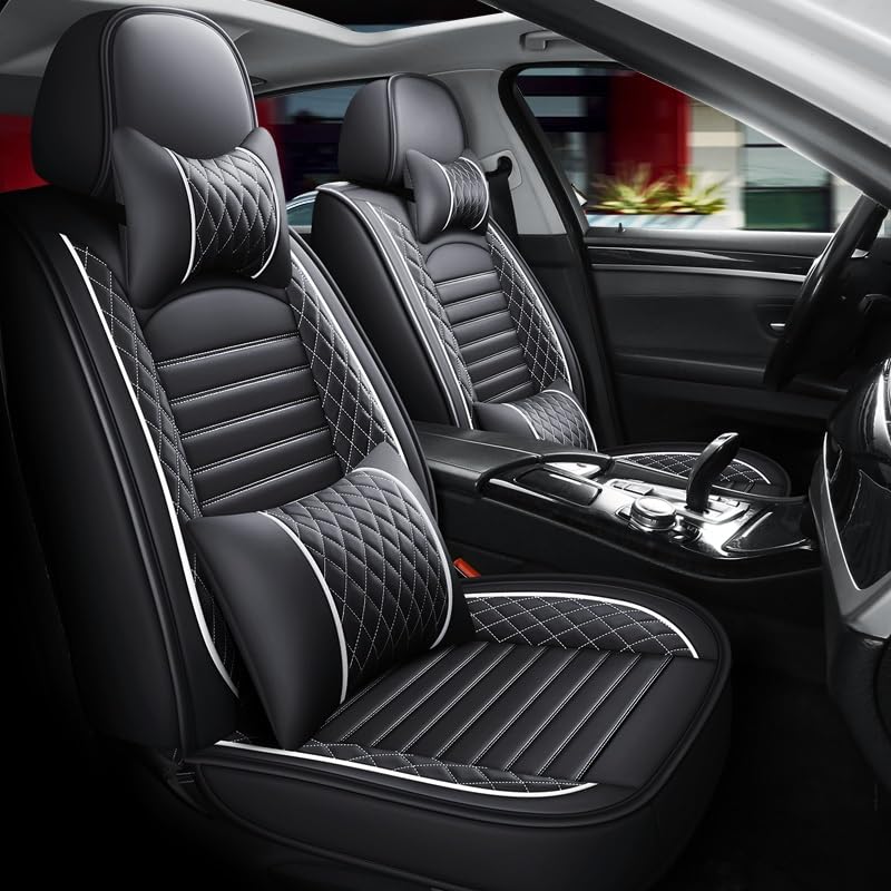 Housse siege voiture anti-glisse protection longue duree en cuir PU