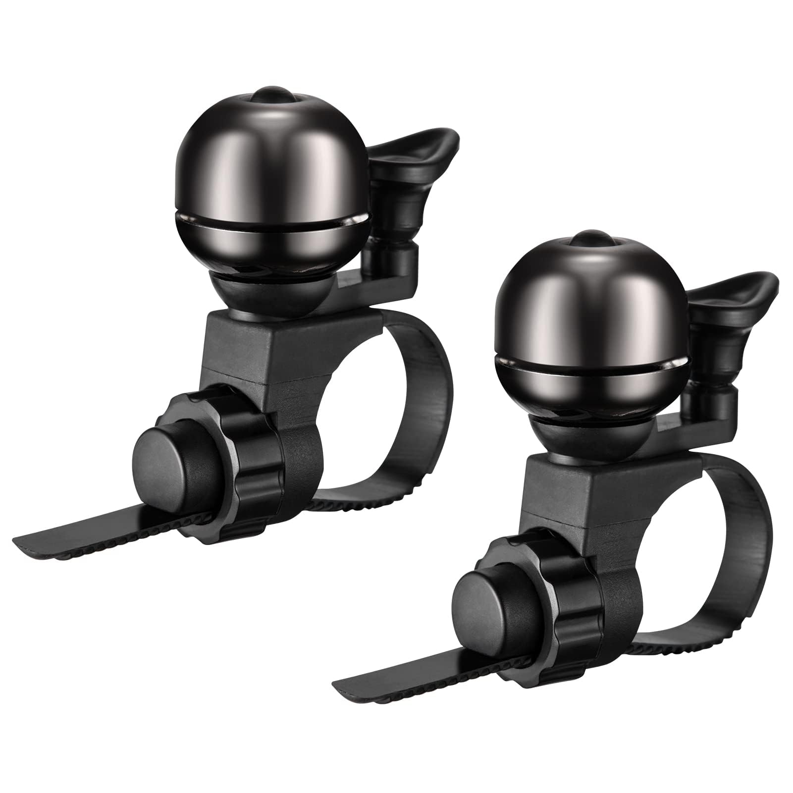 TERRIFI Classic Bike Bell with Loud Sound, Mountain Bike MTB Bell for 0.82-0.86in/21-22mm Handlebars, Clear Ring Bell for Adults and Riders