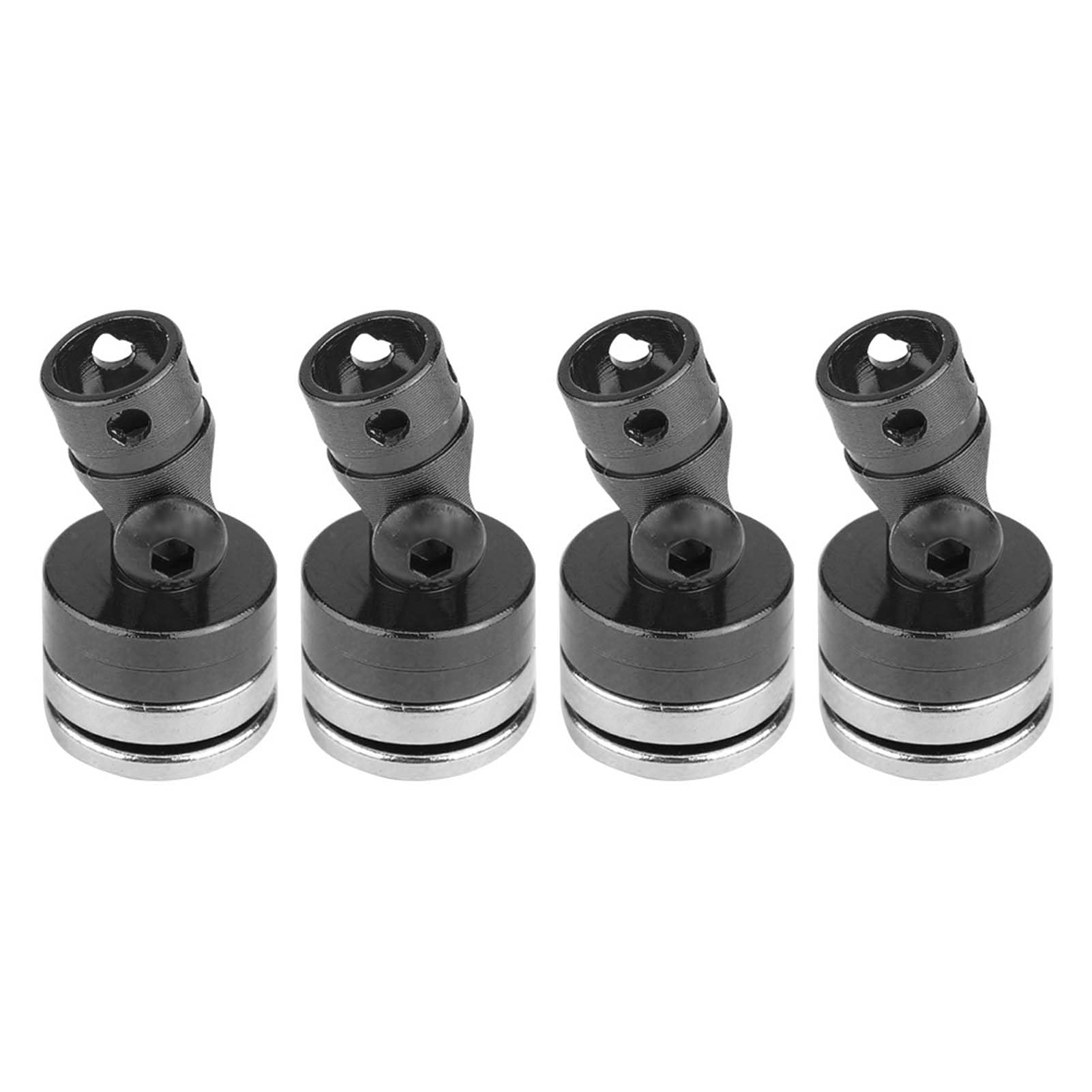 Body Shell Mount Column, Magnetic Post Mount, Body RC Car Magnetic Shell Post 4Pcs Model Car Body Post Mount for SCX10 4WD 1:10(Black)