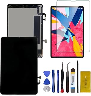 LCD Display Screen Replacement Digitizer Parts for 10.9" iPad Air 4 A2072 A2324 A2316 A2325 LCD Display Touch Screen Digitizer with Tempered Glass and Tool