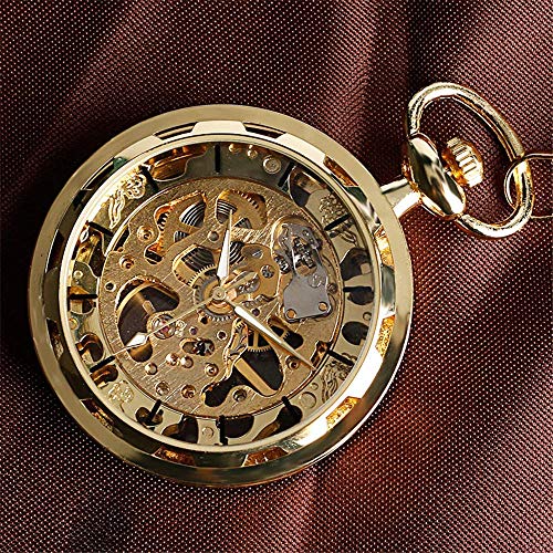 NOALED Pocket Watch Steampunk Watch for Men Women Hand Winding Mechanical Pocket Watches Silver Gold Bronze Balck Pendant with,Pocket Watch Stand Wood (Full steampunk buy now online NOALED Pocket Watch Steampunk Watch for Men Women Hand Winding Mechanical Pocket Watches Silver Gold Bronze Balck Pendant with,Pocket Watch Stand Wood (Full steampunk buy now online