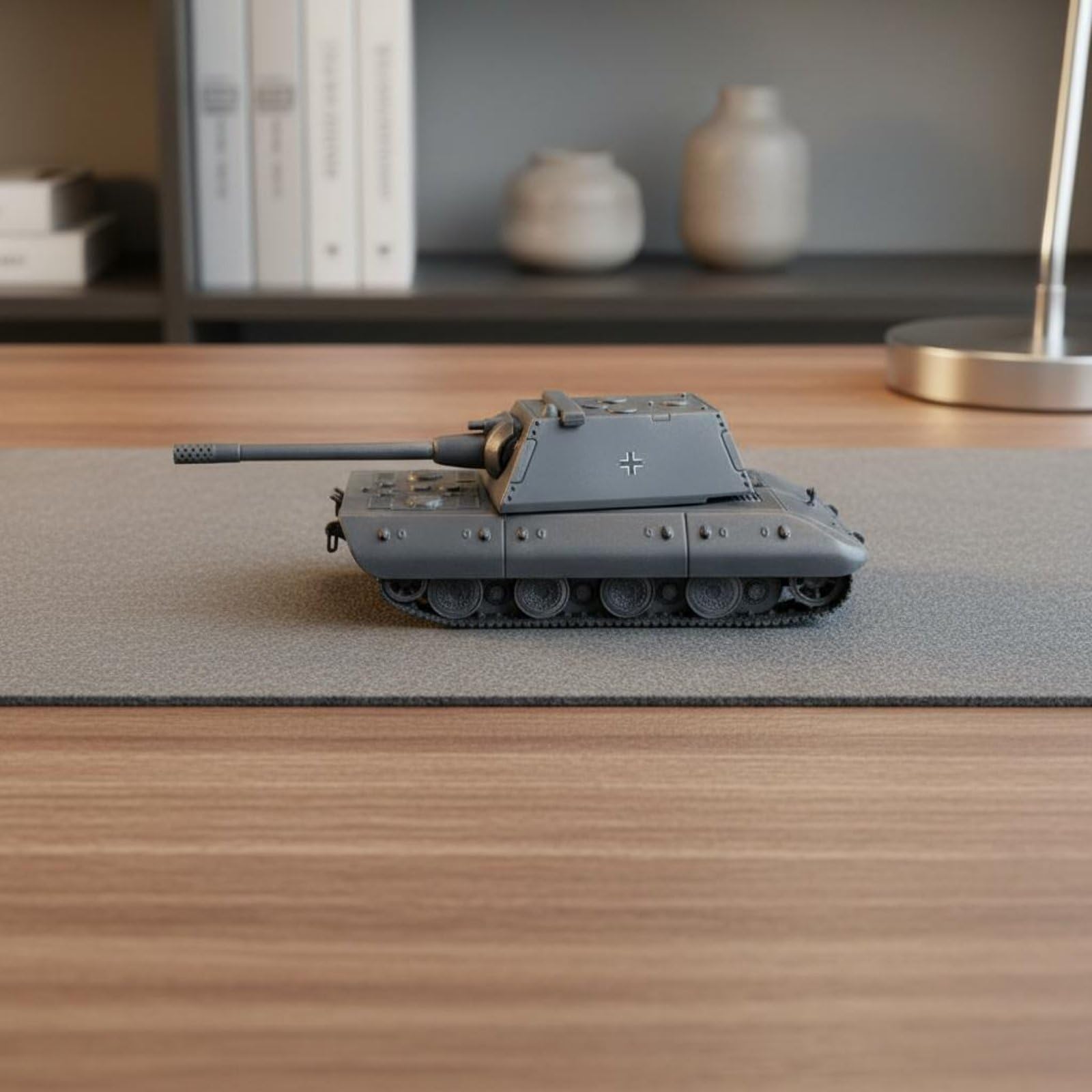 Modellino Pressofuso Del Carro Armato Heavy Tank Model Torretta Girevole Modellino Carro Armato 1:72 Dettagli con Dettagli Collezionisti, Scrivania, style to 1