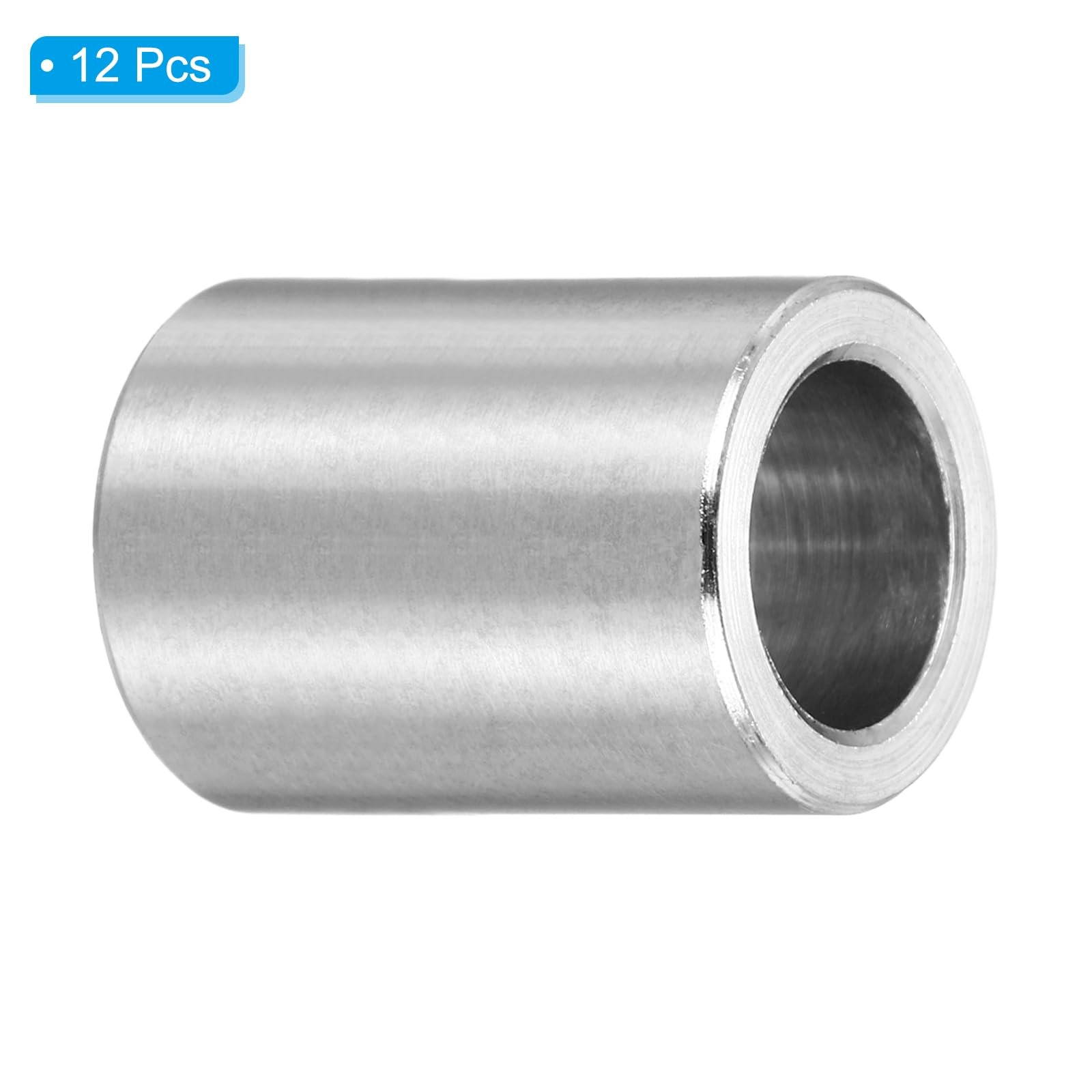 PATIKIL M8 Stainless Steel Spacers, 12Pcs Metal Spacer 8mm ID x 12mm OD x 16mm L Screw Standoff for 5/16" or M8 Screw - Image 3