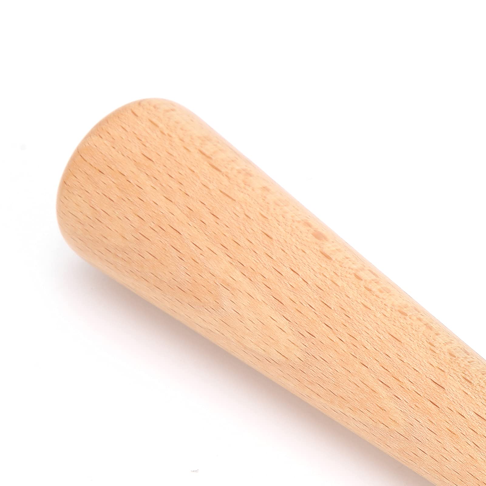 Portafiltro sin fondo para máquina de espresso, soporte de filtro de café de acero inoxidable con mango ergonómico de madera, herramienta de para preparar café en casa o en (Faggio da 51 mm)