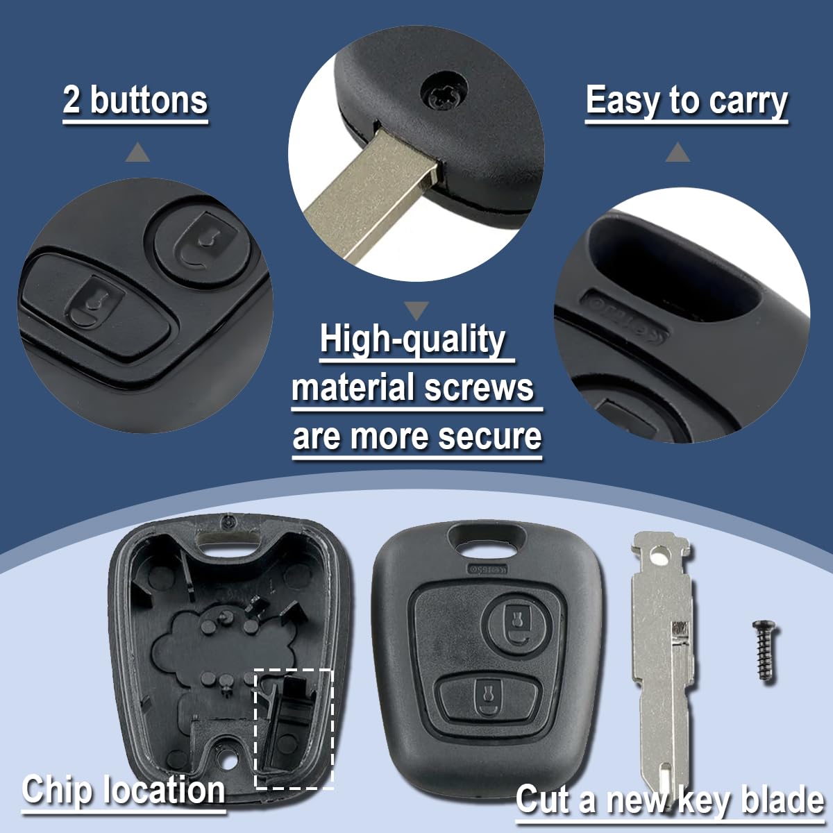 Scocca Chiave Peugeot 107 | Confronta Prezzi - Foto 4