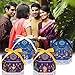 12Packs Diwali Gift Boxes,Rangoli Lantern Diya Pattern Candy Gift Box for Indian Festival Style Diwali Party Decorations