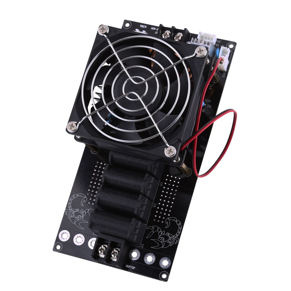 Module Chauffant à Induction DC 12V-36V 1000W Driver ZVS Bobine Flyback avec Ventilateur Tube de Cuivre