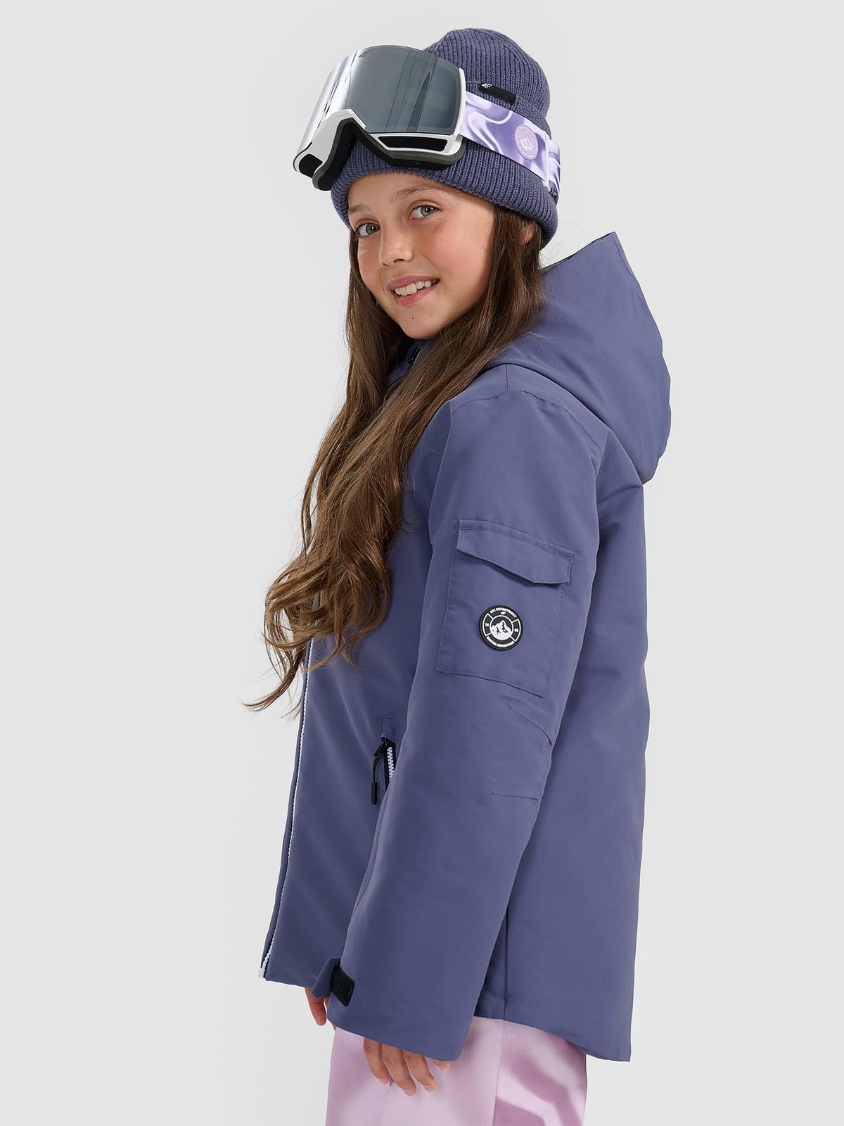 4F Kurtka snowboardowa membrana 8000 dziewczęca