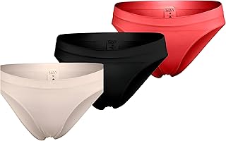 طقم ملابس داخلية ليكرا مكون من 3 قطع للنساء من سيلفي (3 قطع)