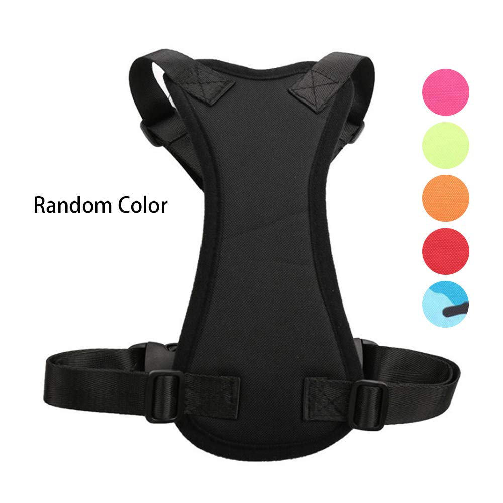 Harnais pour Chien en Laisse pour Animal de Compagnie, Gilet de Ceinture de sécurité de Voiture pour Chien Chiot Harnais réglable Sécurité du véhicule Fournitures pour Animaux de Compagnie Couleur
