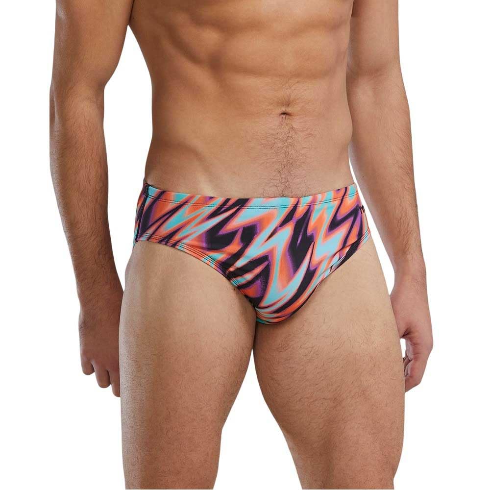 TYR Men's Durafast Elite Racer Brief Swimsuit Swim