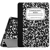 Fintie iPad Pro 10.5 Case - [SlimShell] Ultra Lightweight Standing Protective Cover with Auto Wake / Sleep Feature for Apple iPad Pro 10.5 Inch Tablet (2017 Release), Composition Book Black