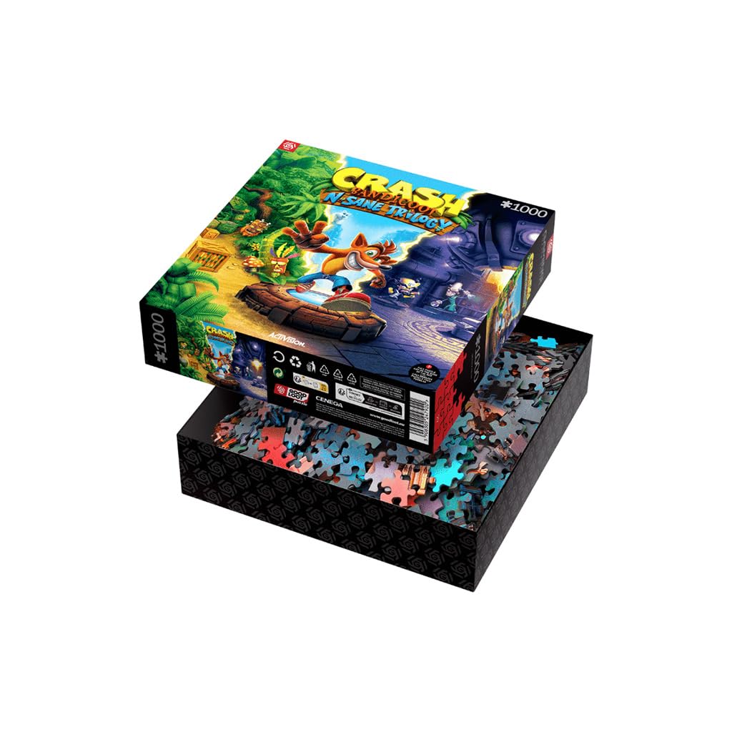 Good Loot - Crash Bandicoot N Sane Trilogy Puzzle 1000 PCS, Multicoloured, GDL-24792