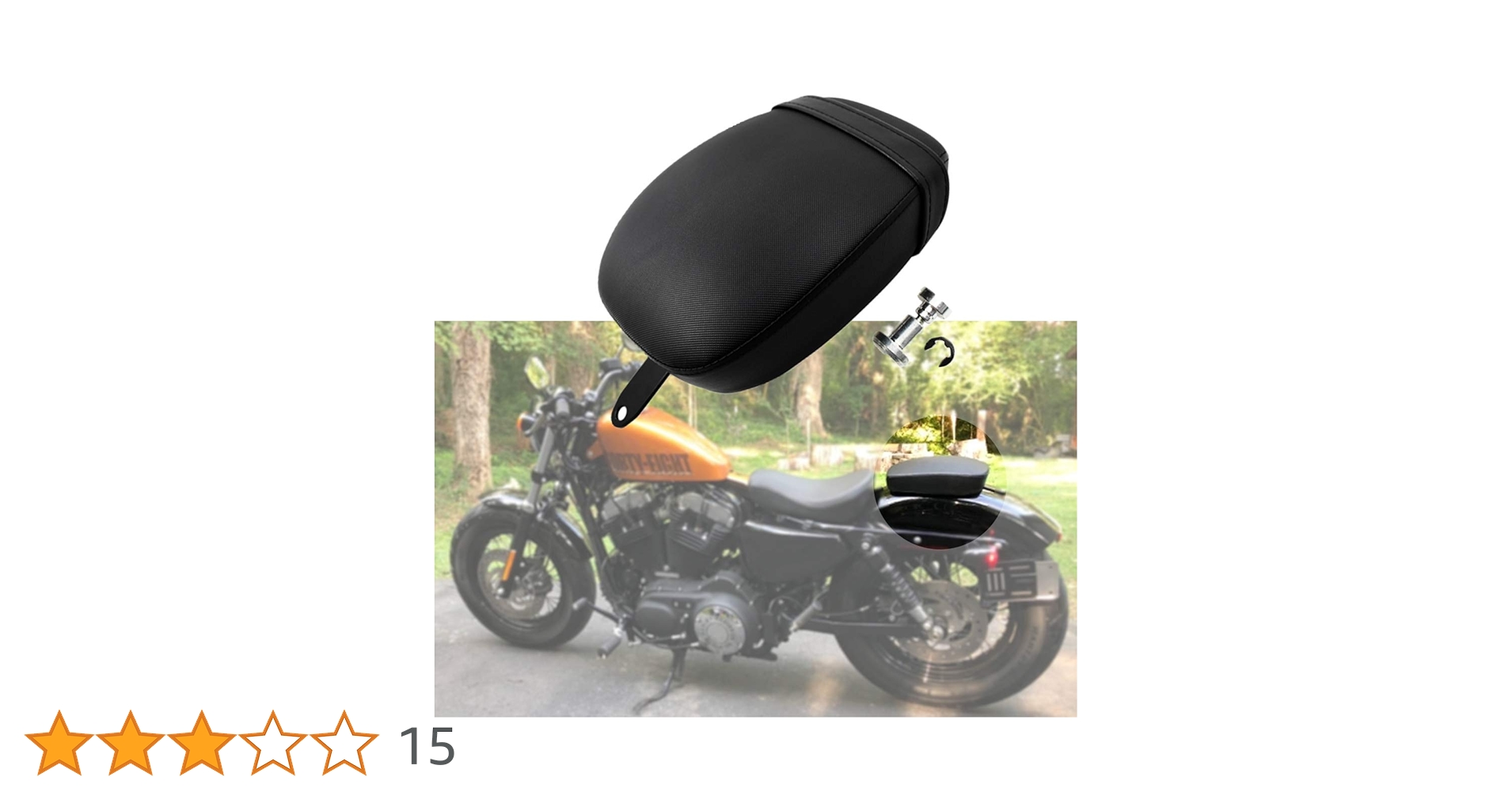 バイク ソロシート ピリオンパットセット ハーレー SR ソロサドル