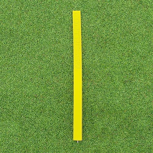 FORTRESS Flexi Cricket Stumps [Build Your Own] | Cricket Training Equipment | Suitable for Bowling & Fielding Drills (Full Size Stump (Yellow))