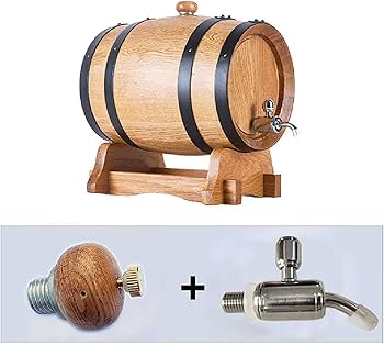 Amazon｜オーク樽木製樽自家製ウイスキーワインビール無垢材樽樽