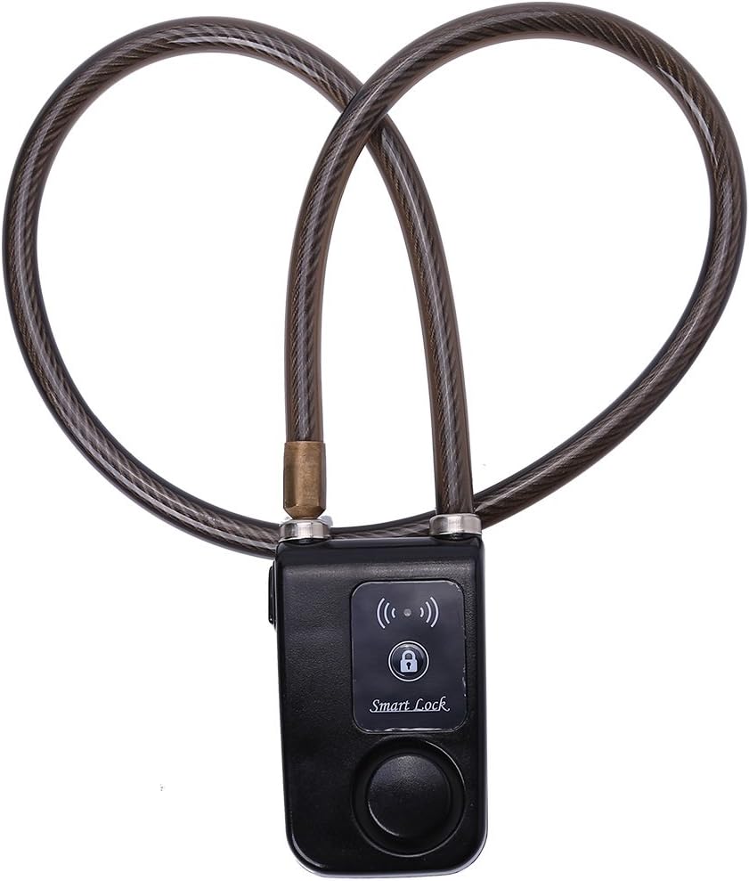 Smart Bluetooth Bicycle Lock Wheel Lock for Bicycle Anti Theft 110 dB Alarm Waterproof Lock for iOS Android Smartphone