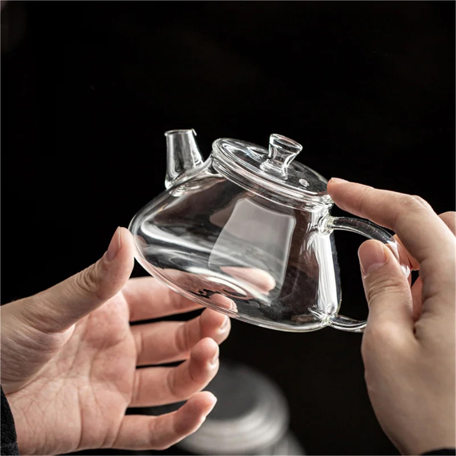 Teekanne Kleine Kapazität 200 ml hitzebeständige Mini-Teekanne aus Glas mit Filter for Brauen von Blumenteekesseln for den Haushalt Kung Fu Topf Teegeschirr