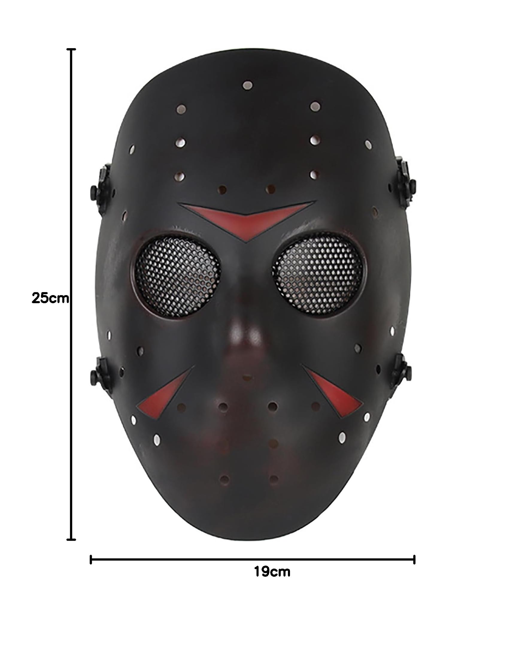 TACSIXTO CS Giochi Maschera salvaguardia Completo Maschera Protettiva per Halloween in Maschera Costume Cosplay Party