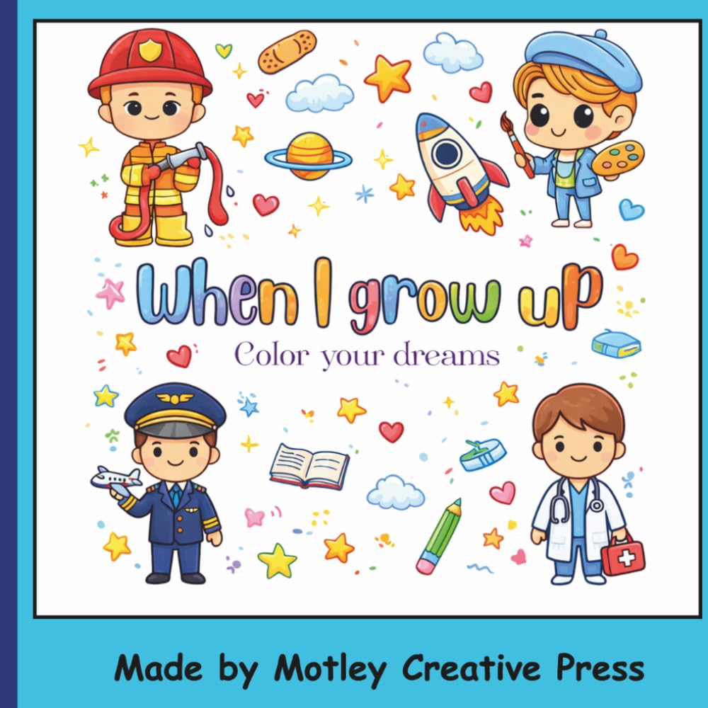 When I Grow Up - Color Your Dreams: Big Jobs, Little Artists