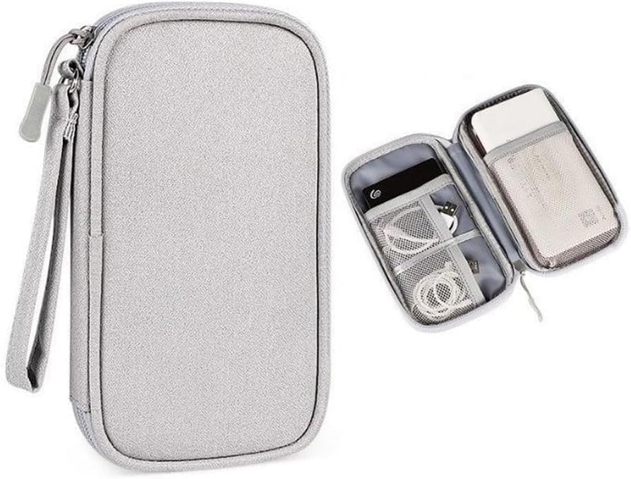 Miniatura 3 de Estuche de almacenamiento portátil resistente a los golpes para electrónica, incluyendo cargadores de cable, cables de auriculares, bancos de