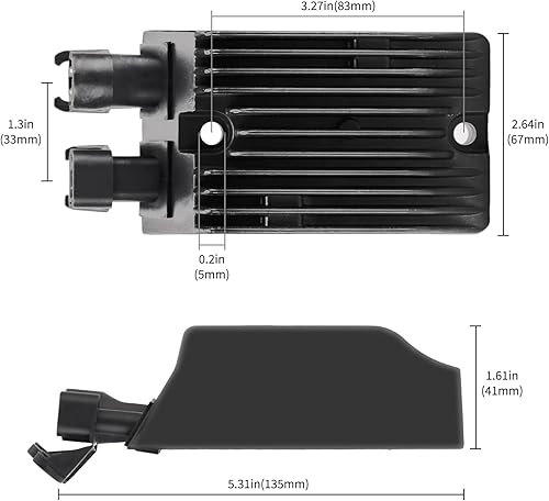 Miniatura 6 de 74700012 Regulador de Voltaje Alternador Rectificador Compatible con Harley Davidson Sportster Iron 883 1200 XL883 XL1200 2014-2019
