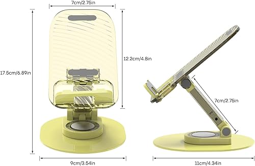 Miniatura 9 de Soporte plegable para teléfono de escritorio, soporte para teléfono en el escritorio compatible con iPhone 15, 14, 13 Pro Max Mini, adecuado para
