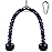 AWEFRANK Deluxe Tricep Rope Pull Down Cable, 27 & 36 Inch Rope Length, Easy to Grip & Non-Slip Cable Attachment for Gym Workout Exercise
